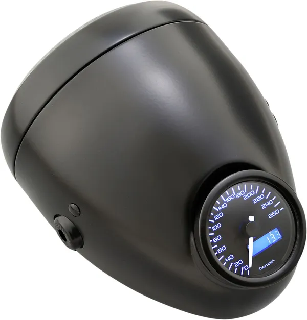 Phare avant vintage noir Daytona RHS - vue 7
