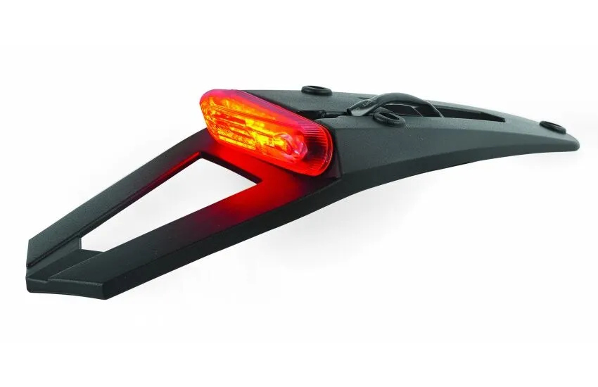 Extension de Garde-boue avec Phare LED homologué Polisport noir - vue 3