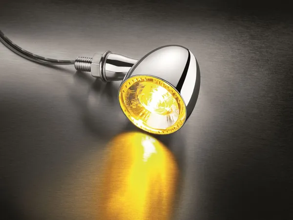 Clignotant chrome clair Kellermann Bullet 1000 - vue 2