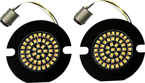 Insert LED Signal Ambre/Blanc Custom Dynamics - vue 2