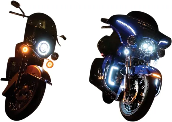 Clignotants avant LED Tracer Kuryakyn - vue 2