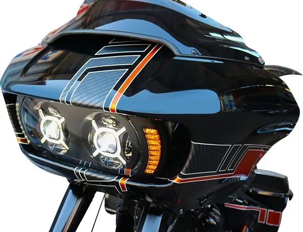 Clignotants Tracer Paul Yaffe Bagger Nation - vue 2
