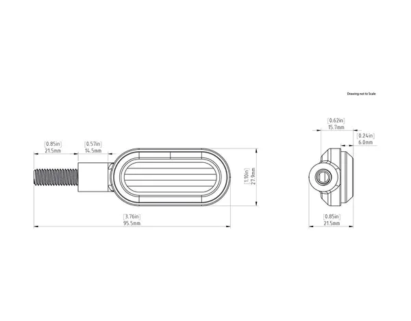 Clignotants à LED T3 Switchback pour M8 DENALI - vue 5