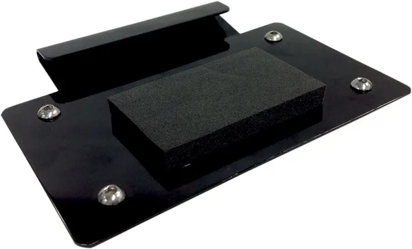 Support de plaque d'immatriculation ALLOY ART noir - vue 2