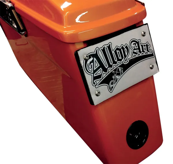 Support de plaque d'immatriculation ALLOY ART noir - vue 3
