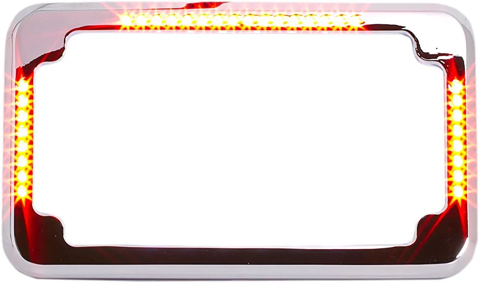 Cadre de plaque d'immatriculation plat Slick Signal CYCLE VISIONS