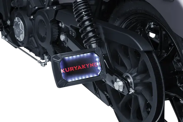 Support de plaque d'immatriculation latéral Kuryakyn - vue 2
