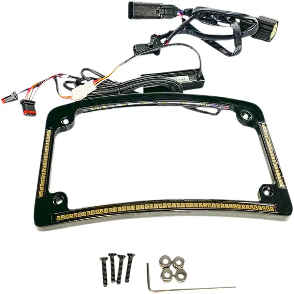 Cadre de plaque d'immatriculation LED Radius CUSTOM DYNAMICS - vue 2