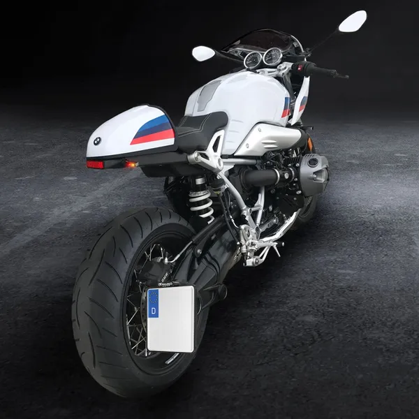 Licence Plate R9T 14-20 BK UK HEINZ BIKES - vue 3