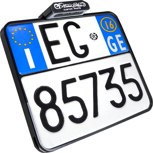 Plaque d'immatriculation avec feu arrière Heinz Bikes - vue 2