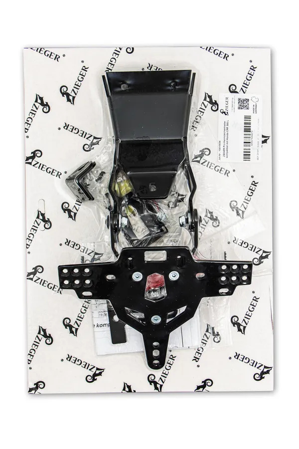 Support de plaque d'immatriculation ZIEGER type C PRO
