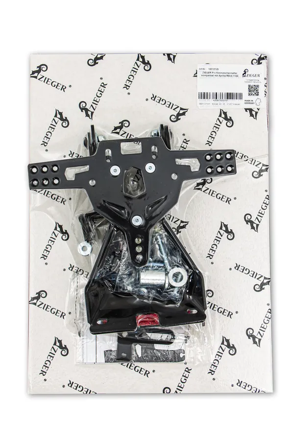 Support de plaque d'immatriculation ZIEGER PRO type D