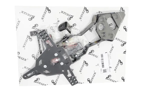 Support de plaque d'immatriculation ZIEGER PRO type B