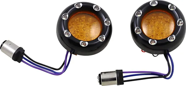 Kit Fire Ring à LED pour boîtiers de clignotant style Deuce Arlen Ness