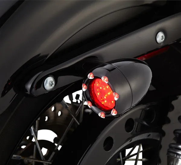 Kit Fire Ring à LED pour clignotants style Deuce Arlen Ness - vue 2
