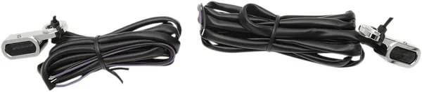 Feux additionnels Drag Specialties Lights Passing Chrome Fumé Hydraulique - vue 2