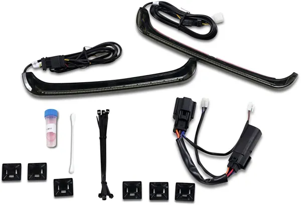 Feux d'accentuation LED profil bas BAGZ™ Custom Dynamics - vue 2