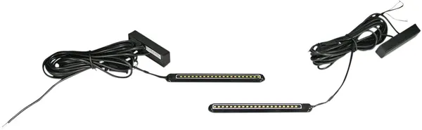 Barre lumineuse LED Dynamic 4,5" ambre/blanc Custom Dynamics