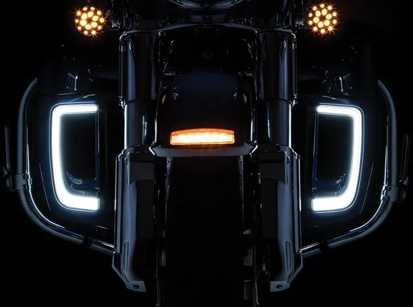 Grille inférieure Tracer avec LED FL Kuryakyn - vue 4