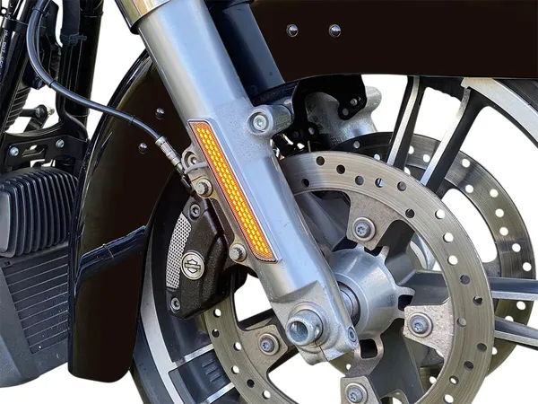 Feu LED de fourche noir Custom Dynamics - vue 5