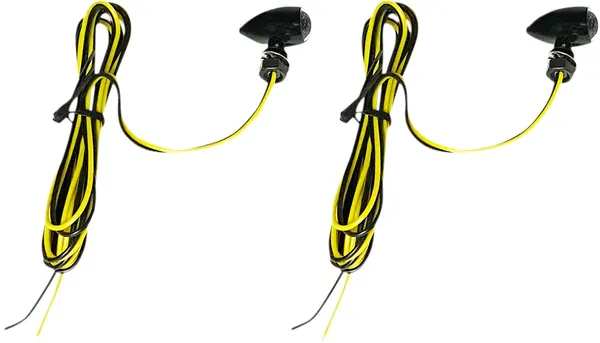 Feu arrière LED CUSTOM DYNAMICS Light Tsig Micro Ambré Noir - vue 2