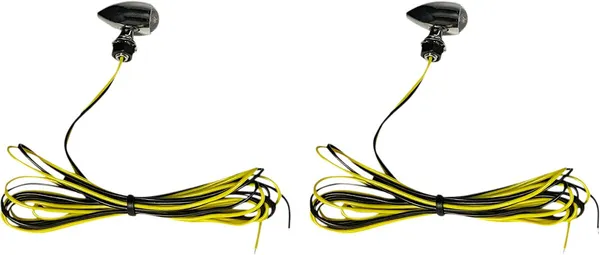 Feu additionnel Light Tsig Micro Ambre Chrome Custom Dynamics - vue 2