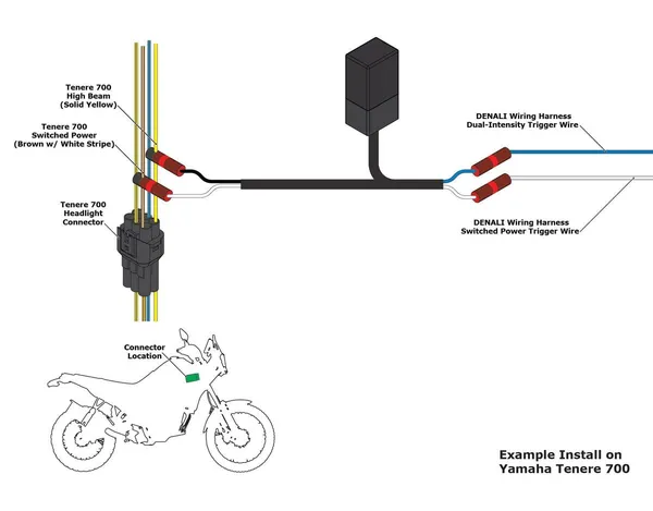 Adaptateur de câble de phare universel Trigger Wizard DENALI - vue 4