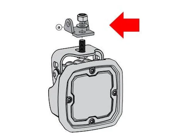 Adaptateur montage feu DENALI pour BMW - vue 2