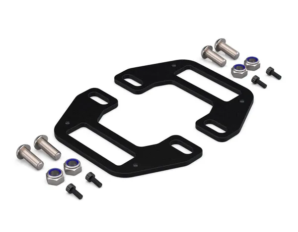 Kit de fixation de blocs de clignotants T3 sur plaque d'immatriculation DENALI - vue 2