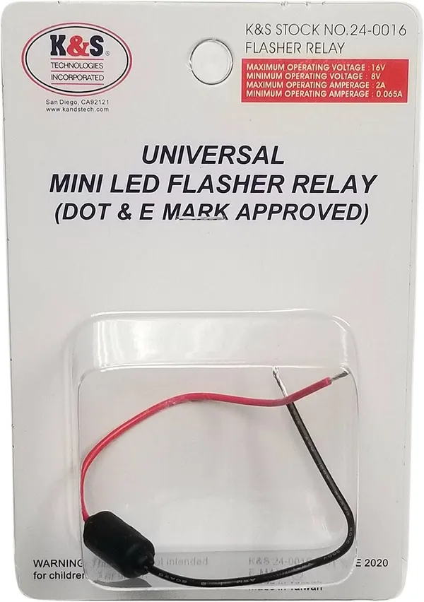 Mini relais universel pour clignotant à LED K&S Technologies - vue 2