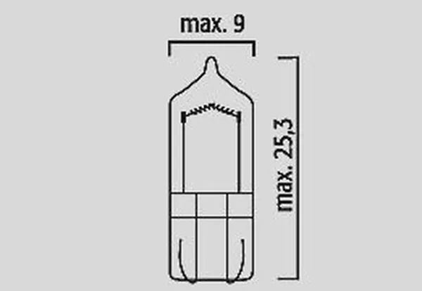 Ampoule 12V 5W W5W Flosser W2 1X9 5D - Lot de 10 - vue 3