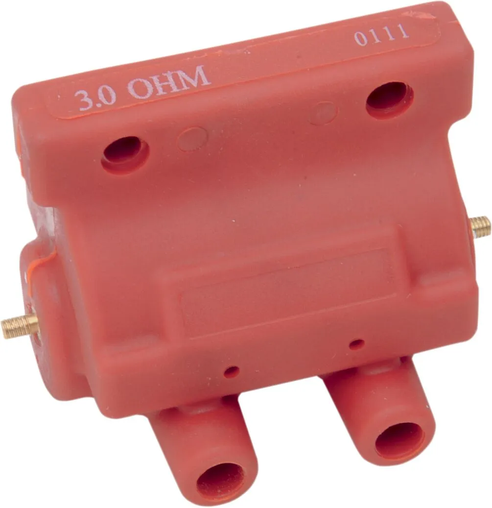 Bobine Drag Specialties Coil moulée 3 ohm rouge
