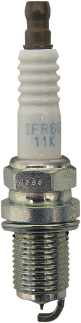 Bougie d'allumage NGK IFR6G-11K Ø14mm culot 19mm Iridium résistance intégrée - vue 2