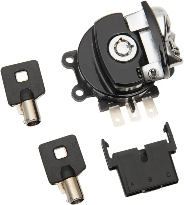 Interrupteur d'allumage DRAG SPECIALTIES Switch ign BLK SKL 93-13 - vue 2
