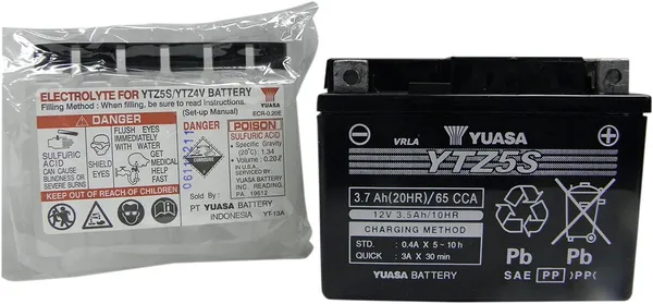 Batterie Moto YTZ5S Dry Yuasa - vue 2