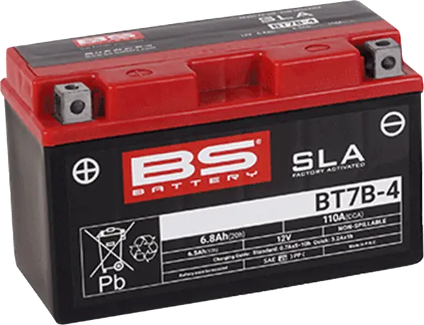 Batterie BT7B-4 BS BATTERY - vue 2