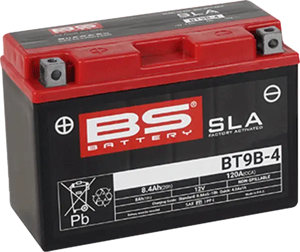 Batterie BS Battery BT9B-4 activée en usine - vue 2