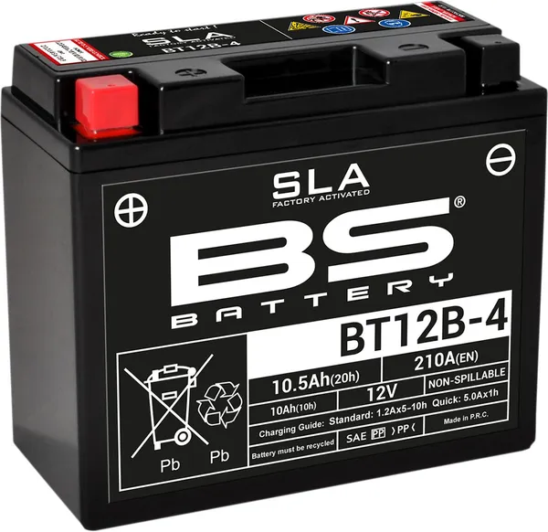 Batterie BS Battery BT12B-4 activée en usine - vue 4