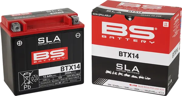 Batterie BTX14 BS BATTERY - vue 3