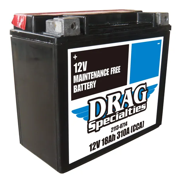 Batterie Drag Specialties YTX20H-FT - vue 2
