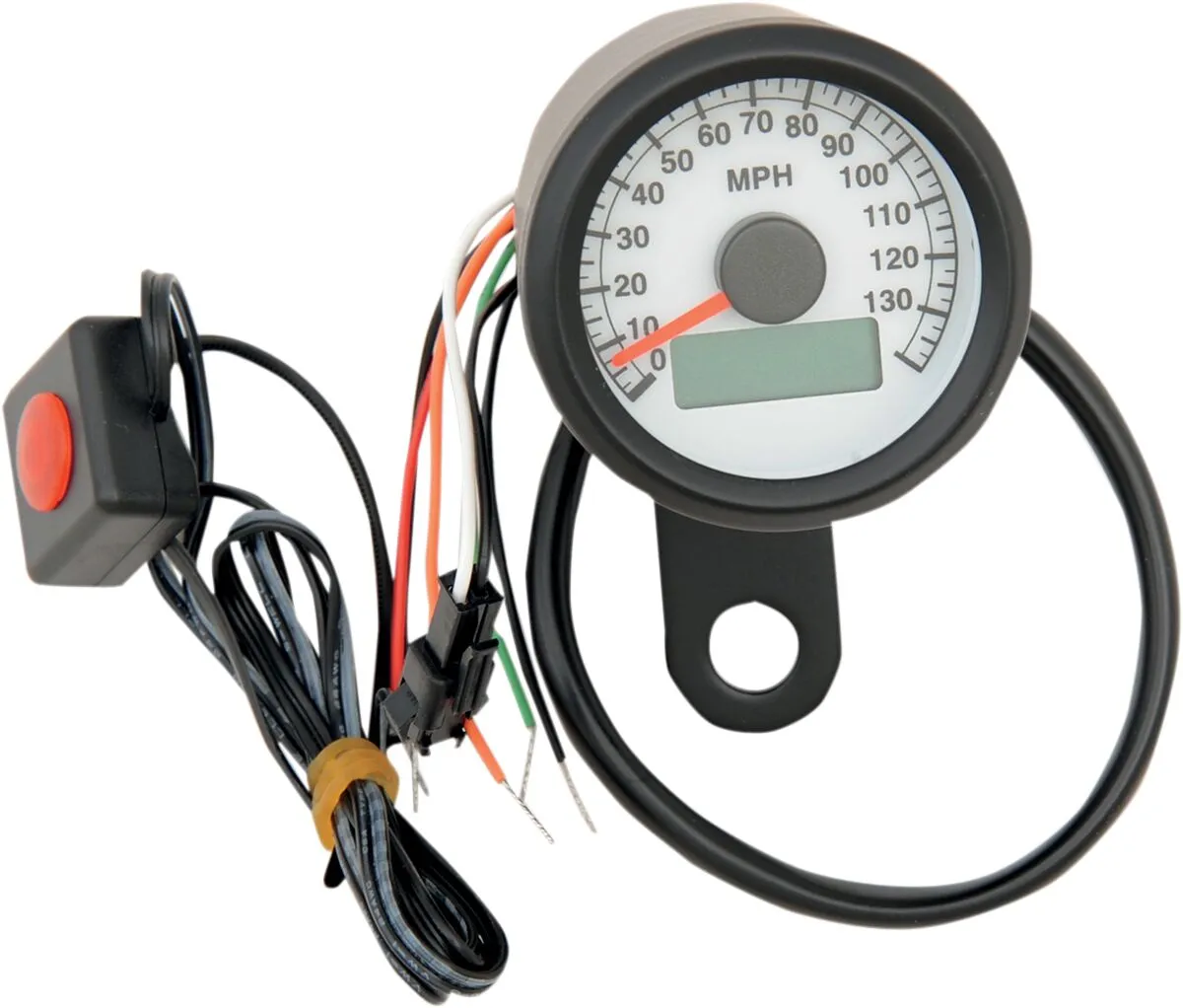 Speedo BLK 1.8 prog WHT DRAG SPECIALTIES