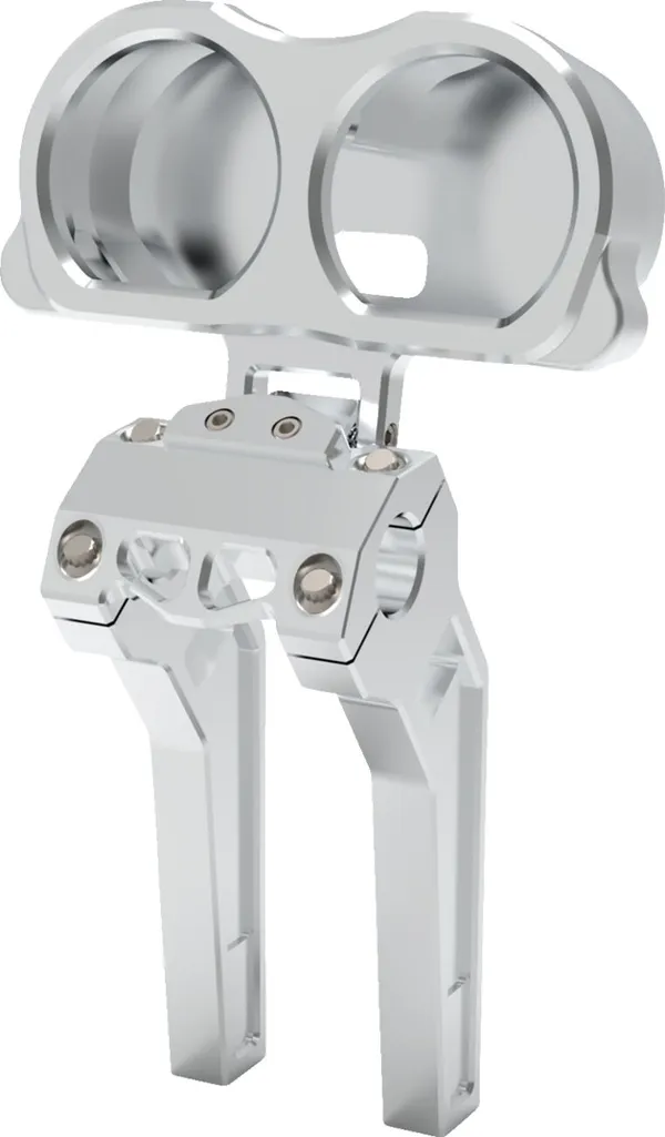 Support double manomètre LA CHOPPERS Performance Risers - vue 2
