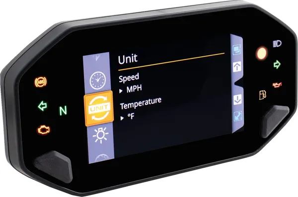Compteur multifonction KOSO NORTH AMERICA RX-4 vitesse/tours - vue 2