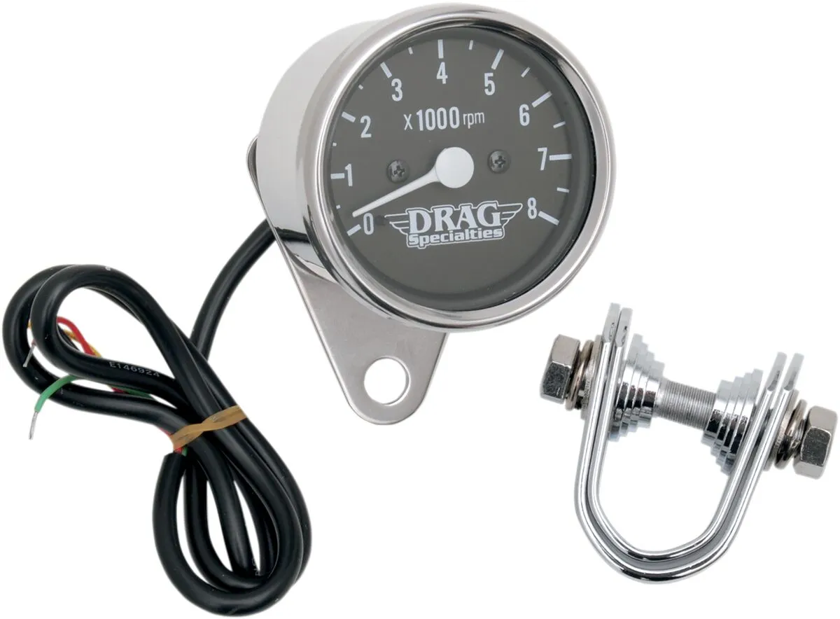 Compte-tours DRAG SPECIALTIES Tach 2.4 BLK LED lite