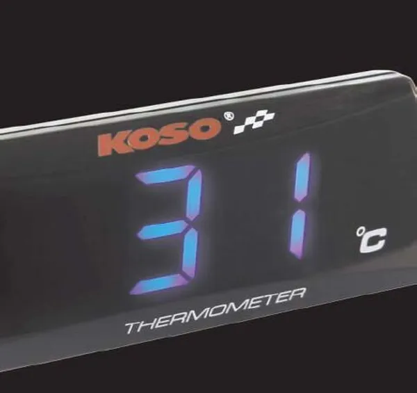 Thermometre digital koso super slim bleu (0 a 120°C-12V-56,4X27X11MM) - vue 2