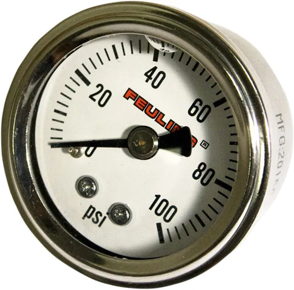 Manomètre de pression liquide blanc Feuling Parts