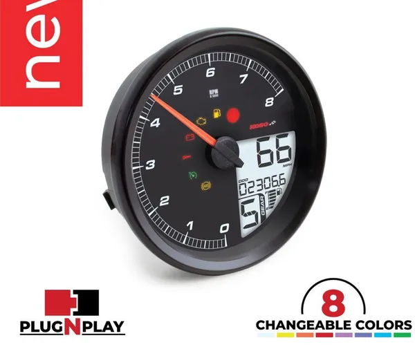 Compteur KOSO HD-05 pour Harley-Davidson - vue 2