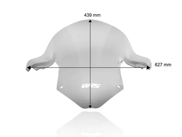 Pare-brise WRS race S1000RR fumé - vue 4