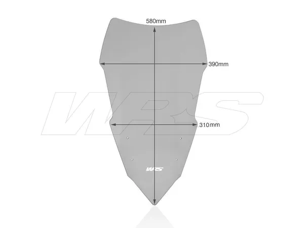 Pare-brise touring MT-09 Trace WRS - vue 3