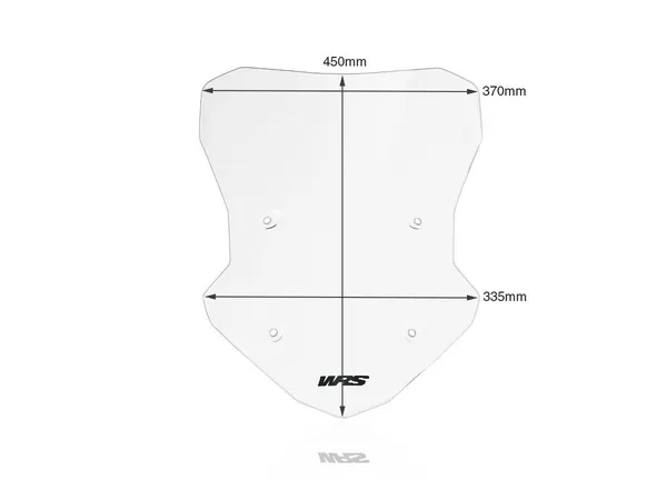 Pare-brise touring WRS F900XR clair - vue 3